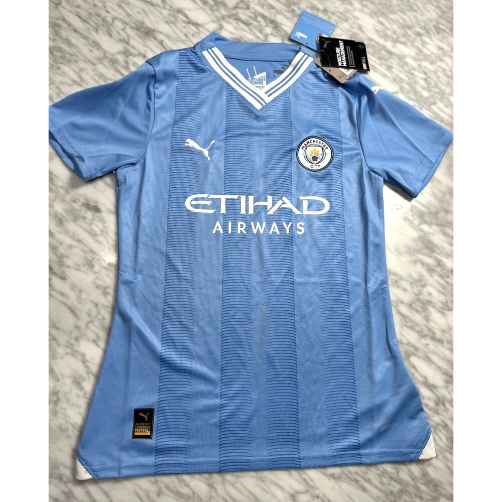 Puma Manchester City FC Home Jersey 2023/24 Women's XS 770440 01 Blue NEW